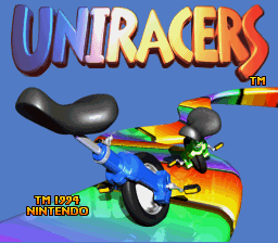 Uniracers (USA) Title Screen
